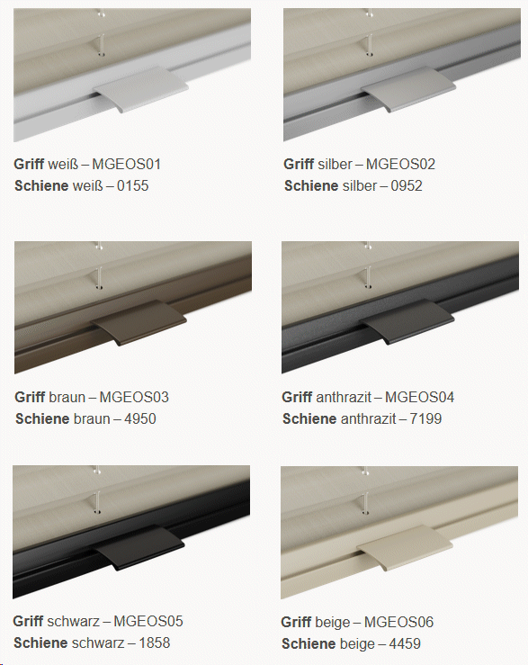 Germania EOS® Fusion Metall-Bediengriffe