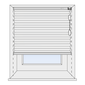 in der Fensternische