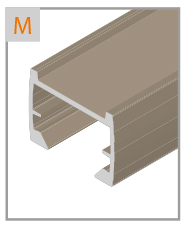messing matt eloxiert E6/C-2